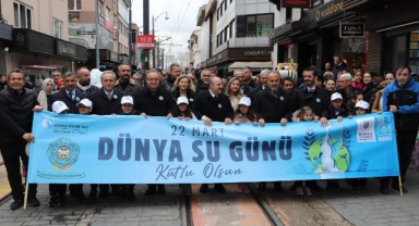 Bursa'da 'Dünya Su Günü' yürüyüşü gerçekleştirildi