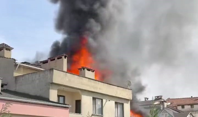 Bursa'da korkutan yangın