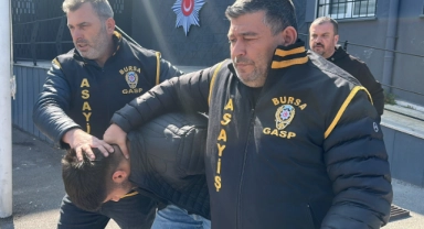 Bursa’da kuyumcu soyan şüpheliler, adliyeye sevk edildi
