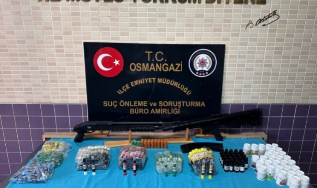 Bursa'da sahte alkol operasyonu! 2 gözaltı