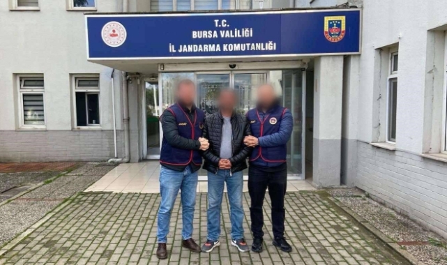 Bursa'da suç makinesi jandarmaya yakalandı!