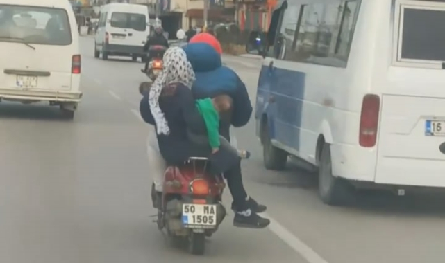 Bursa’da tehlikeli anlar!