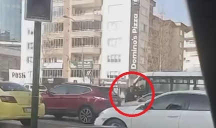 Bursa trafiğinde kavga!