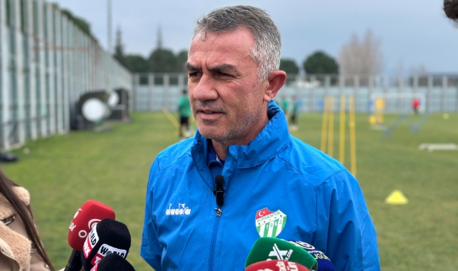 Bursaspor Teknik Direktörü Ümit Şengül: “Hedefimiz 39-40 puan"