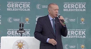 Cumhurbaşkanı Erdoğan son mitingini Kocaeli'de gerçekleştirdi
