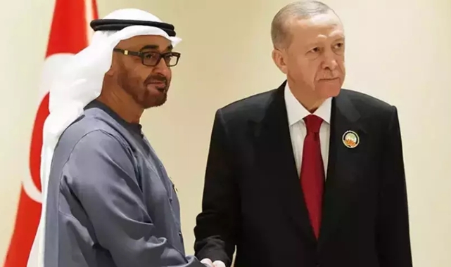 Cumhurbaşkanı Erdoğan, BAE Başkanı ile görüştü
