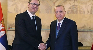 Cumhurbaşkanı Erdoğan, Sırbistan Cumhurbaşkanı Vucic ile görüştü