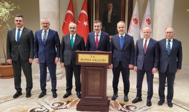 Cumhurbaşkanı Yardımcısı Cevdet Yılmaz Bursa'da