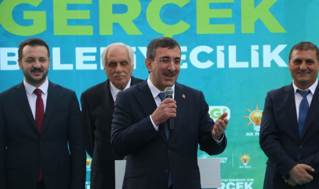 Cumhurbaşkanı Yardımcısı Cevdet Yılmaz: "Yerel seçimler hizmet için yapılır"