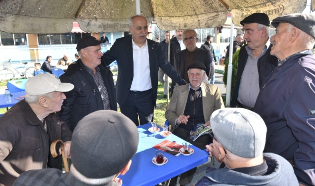 Davut Aydın seçim çalışmalarını sürdürüyor