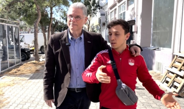 Deniz Dalgıç'tan milli sporcuya destek sözü