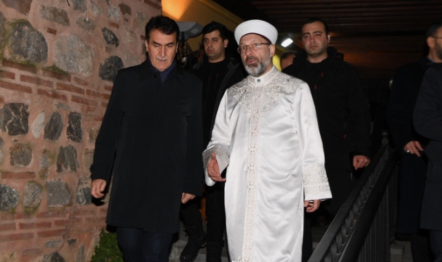 Diyanet İşleri Başkanı'ndan Mustafa Dündar'a ziyaret