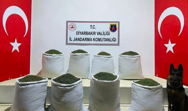 Diyarbakır’da 169 kilo esrar ele geçirildi