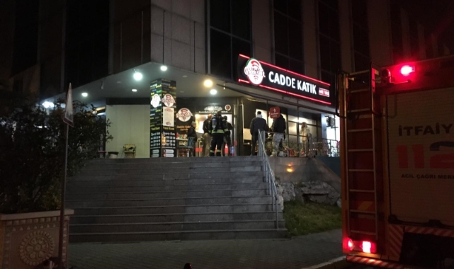 Dönercide korkutan yangın