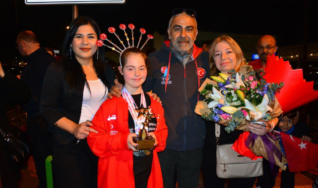 Down Sendromlu Selin Naz, dünya şampiyonu oldu