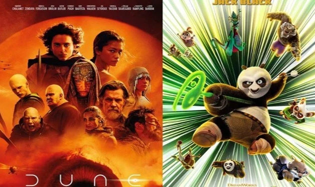 Dune zirveyi Kung Fu Panda'ya bıraktı