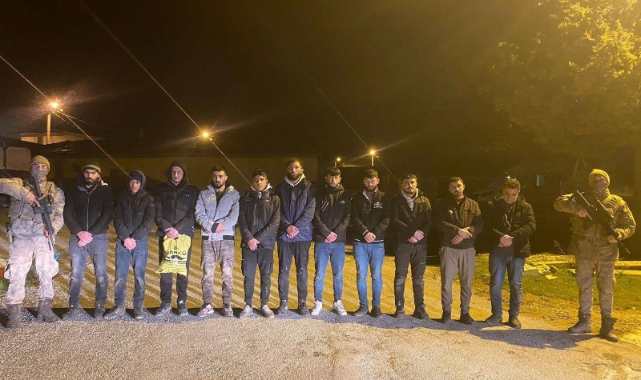 Edirne’de 11 kaçak göçmen yakalandı