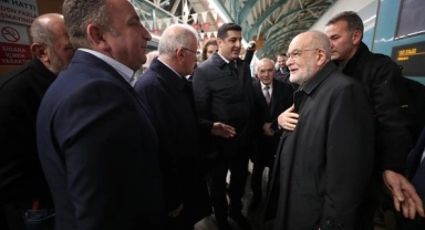 Eleştirdiği treni kullandı
