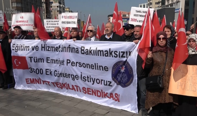 Emekli polisler Bursa’dan seslendi!
