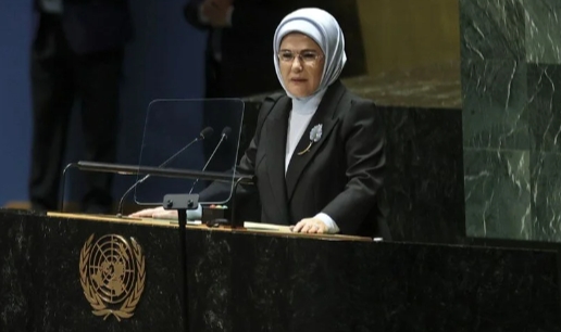 Emine Erdoğan'dan BM'ye video mesaj