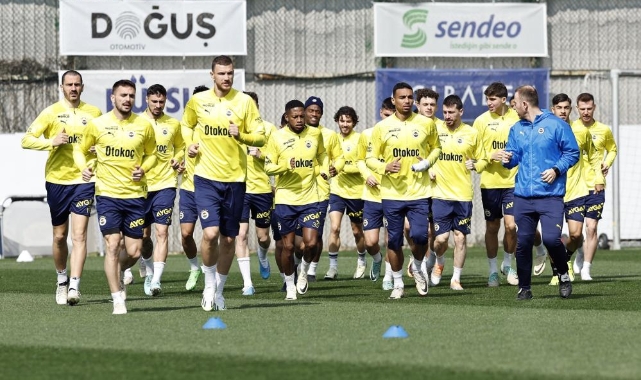 Fenerbahçe'de, Union Saint-Gilloise maçı hazırlıkları devam etti