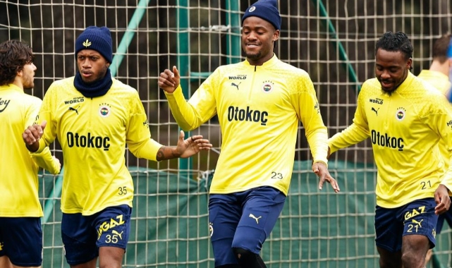 Fenerbahçe, Union Saint-Gilloise maçı hazırlıklarını tamamladı