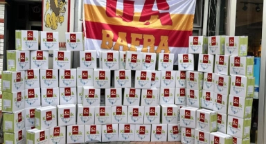 Galatasaray taraftarlarından 500 aileye gıda yardımı