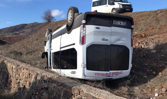 Giresun’da öğrenci servisi devrildi! 11 Kişi yaralandı