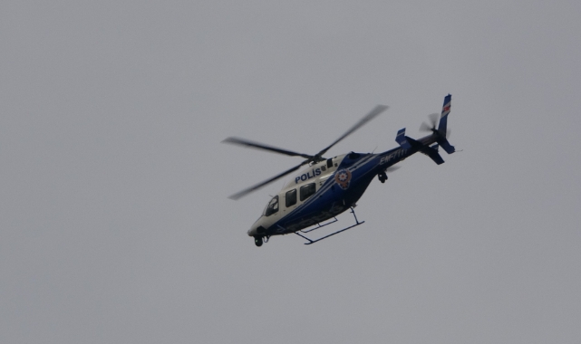 Helikopter destekli huzur uygulaması gerçekleştirildi