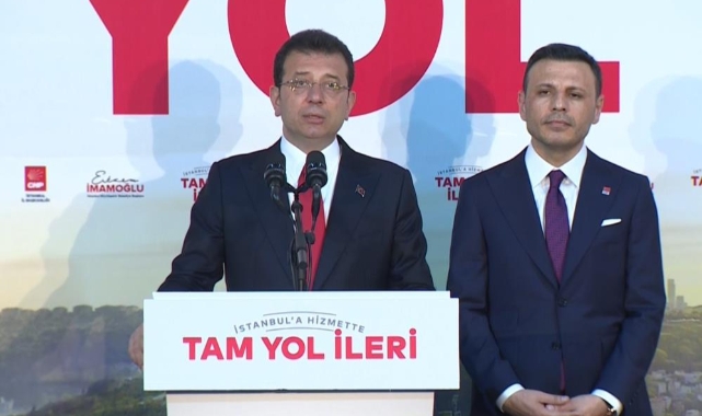 İBB Başkanı İmamoğlu: "Şu an görmüş olduğumuz fotoğraf, bizi ziyadesiyle memnun etmekte”