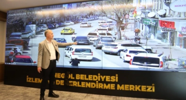 İnegöl artık bu merkezden 7/24 izlenecek
