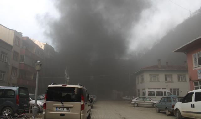 İnşaat halindeki binada korkutan yangın