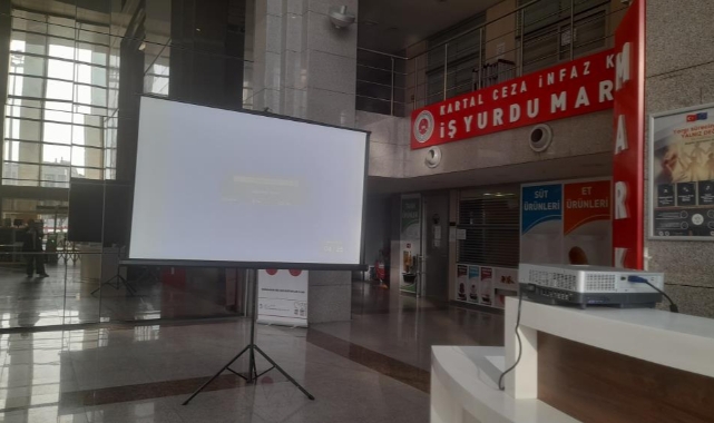 İstanbul Adalet Sarayı’na resmi veriler için ekran kuruldu