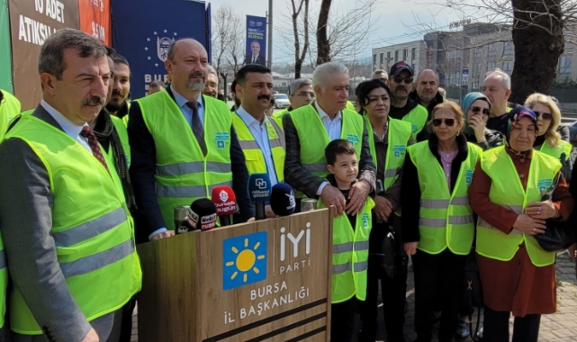 İYİ Parti Bursa'dan Büyükşehir'e reklam propagandası