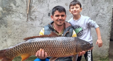 İznik Gölü'nde ilk defa görüldü! Tam 25 kilo..