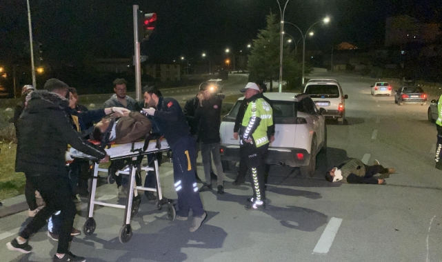 Karaman’da cip ile motosiklet çarpıştı: 2 yaralı