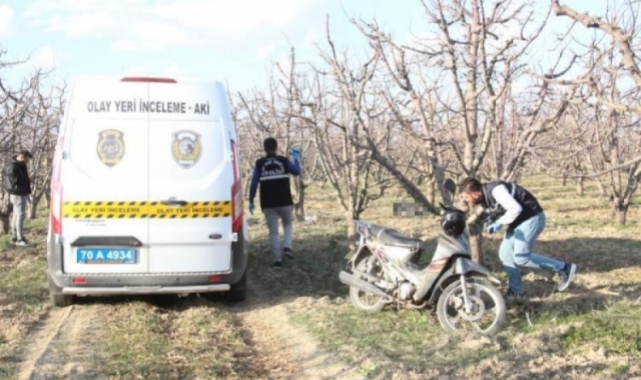 Karaman'da yaşlı adam elma bahçesinde ölü bulundu