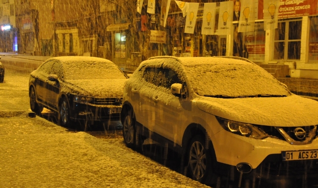Kars’ta yoğun kar yağışı