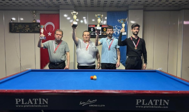 Kayseri 3 Bant Bilardo İl Birinciliği yapıldı