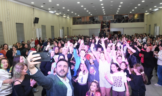 Kestel'de kadınlar, matinede doyasıya eğlendi