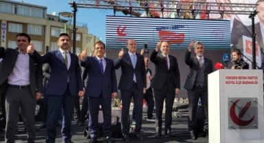 Kestel'de YRP Genel Başkanı Fatih Erbakan rüzgarı