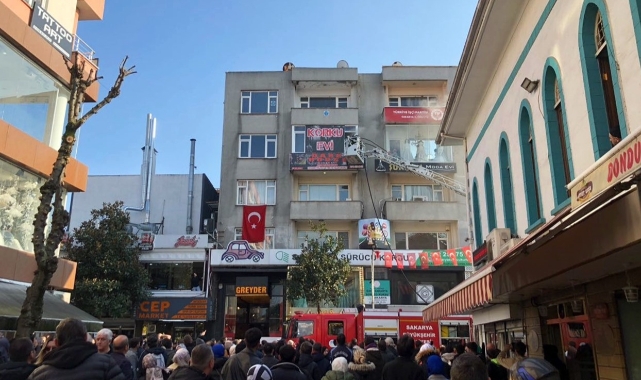‘Korku Evi’nde korkutan yangın