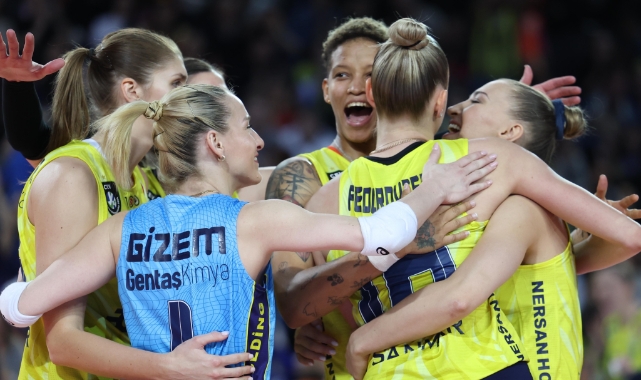 Kupa Voley'de şampiyon Fenerbahçe!