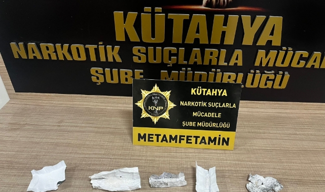 Kütahya’da uyuşturucu ticareti şüphelisi 1 kişi tutuklandı