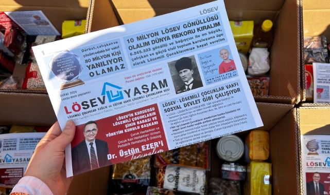 LÖSEV'den Bursa'da yüzlerce mutluluk kolisi