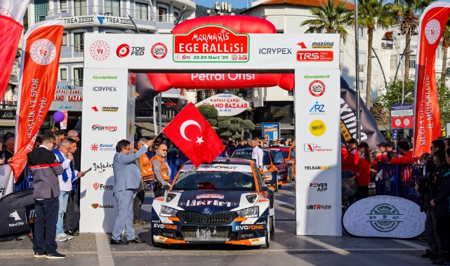 Marmaris Ege Rallisi seremoni startı ile başladı