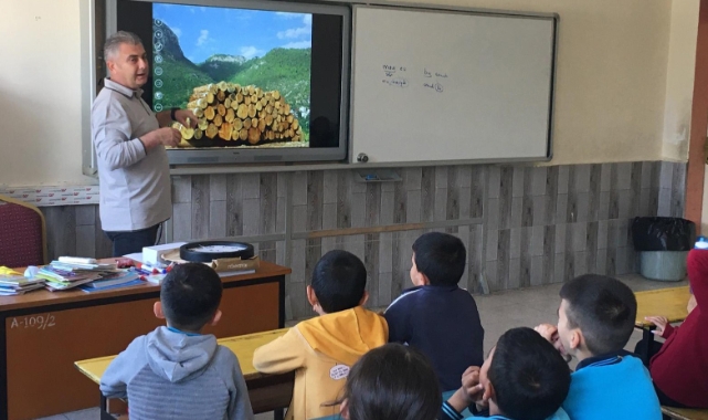 Mersin'de öğrencilere orman bilinci aşılanıyor