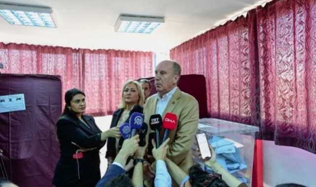 Muharrem İnce sandık başında