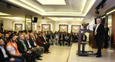 Mustafa Bozbey, Bursa Gönüllüleri ile buluştu