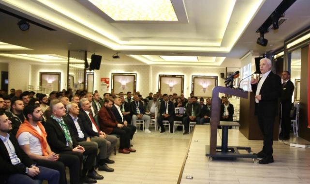 Mustafa Bozbey, Bursa Gönüllüleri ile buluştu